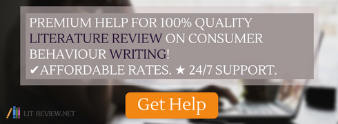 Literature review on customer buying behavior