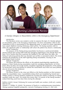 literature review in nursing education literature review in nursing education